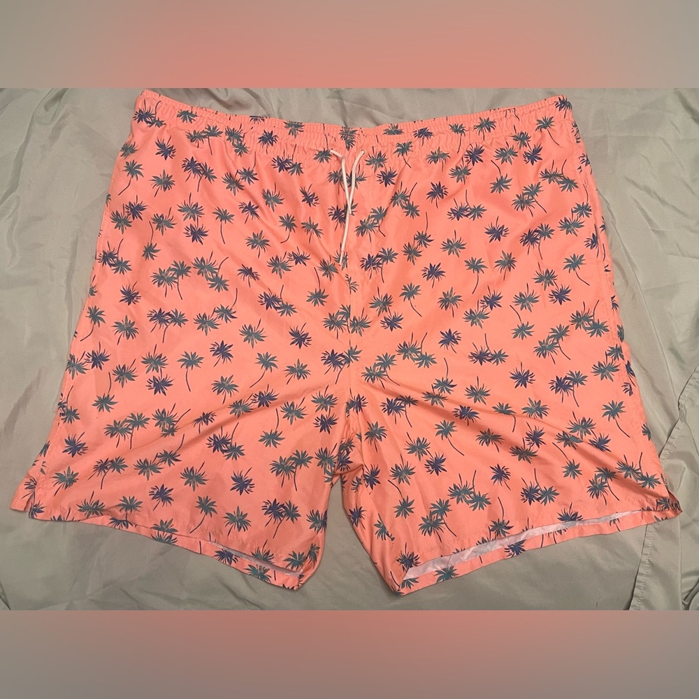 Old Navy Men’s 4XLTALL Palm Trees Print Bathing Suit